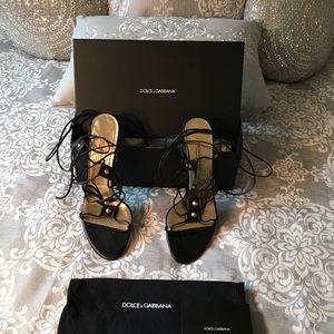 Dolce & Gabbana lace up Heels